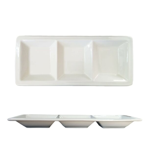 Plat compartimenté 42 cm