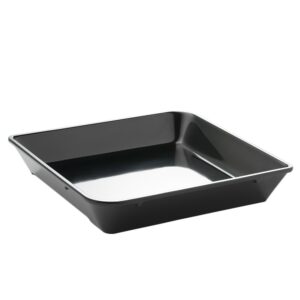 Saladier Carré Mélamine Blanc 22 cm