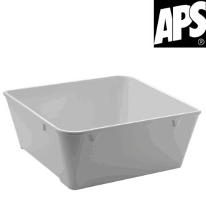 Saladier Carré Mélamine Blanc 22 cm