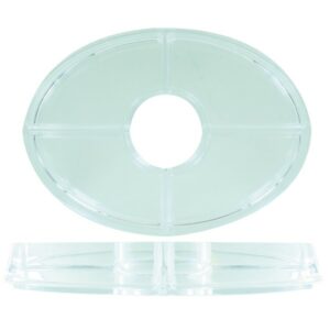 Plateau acrylique quadruple compartiments