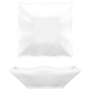 Mini coupelle carrée bord ondulé 7 cm
