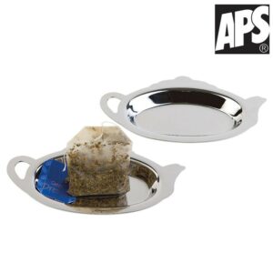 Lot de 2 Supports sachet de thé Inox