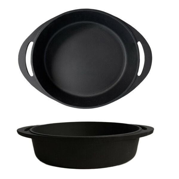 Plat en fonte ovale 26 cm