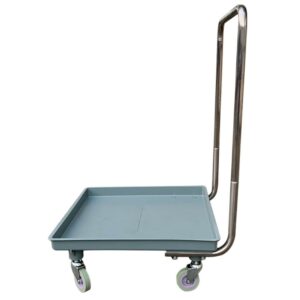 Chariot de transport pour caisse verre 50 x 50 cm