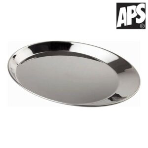 Plateau invités inox 30 x 23 cm