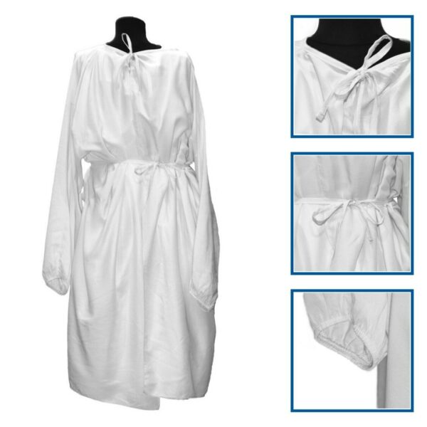 Surblouse en tissus blanc lavable
