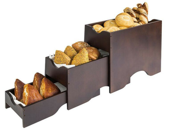 Présentoir Chromé 72 cm pour plat 45x37 cm