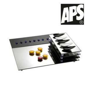 Plateau effet miroir APS 32,5 x 17,5 cm