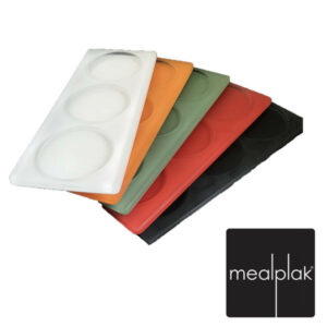 Planche dégustation 3 inserts Grand modèle 24,5 cm MEALPLAK