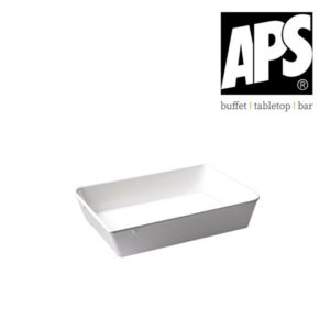 Terrine mélamine blanche 22 x 14,5 cm APS