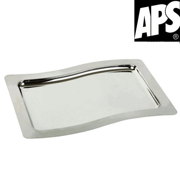Plateau acier inoxydable 53 x 32,5 cm APS