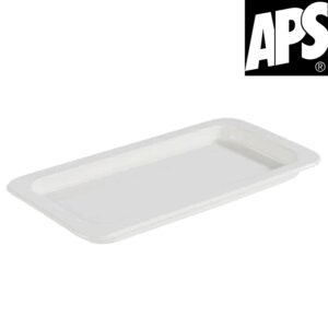 Plateau en porcelaine blanche 32,5 x 17,6 cm APS
