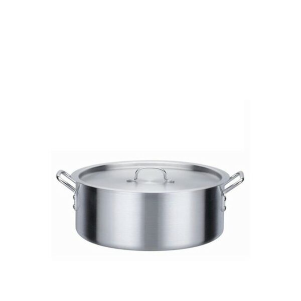 Marmite gastro avec couvercle 32 cm Aluminium Massif REF : 9005A-32
