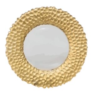 Assiette Plate gold 27cm REF : AL6014