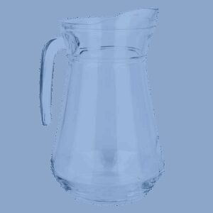 Carafe verre bleue REF : 1022