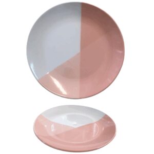 assiette plate bicolor REF : 009-D1