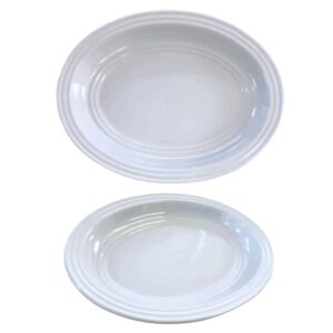 Plat creux oval plat Réf:001-C2