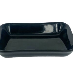 Mini coupelle noir vernis rect REF : 619700r