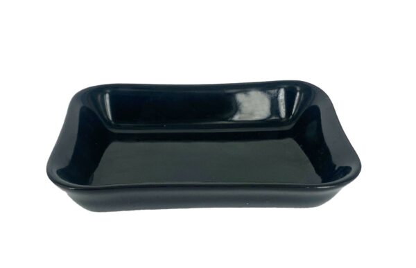 Mini coupelle noir vernis rect REF : 619700r