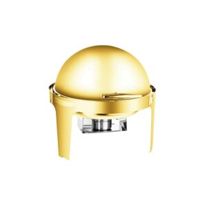 Chafing dish doré Roll Top 6 L Réf: LT-721-1B