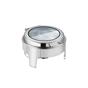 Chafing dish Inox vitré Roll Top 6 L Réf: LT-521-1