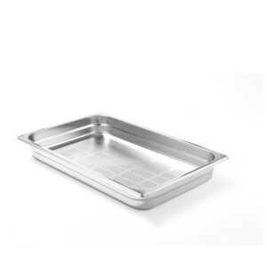 Bac Gastronorme GN 1/1 Inox Perforé H:10cm Réf: 563655