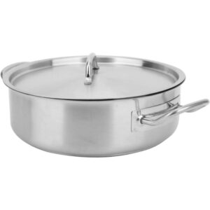 Marmite Inox avec couvercle 36x14 cm REF : 360x140