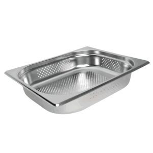 Bac Gastronome Inox Perforé GN1 53/32/10 cms