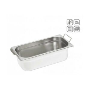 Bac Gastronorme GN1/3 Inox poignées mobiles 150 mm Réf : H13150