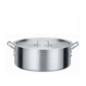 Marmite gastro avec couvercle 40 cm Aluminium Massif REF : 9005A-40