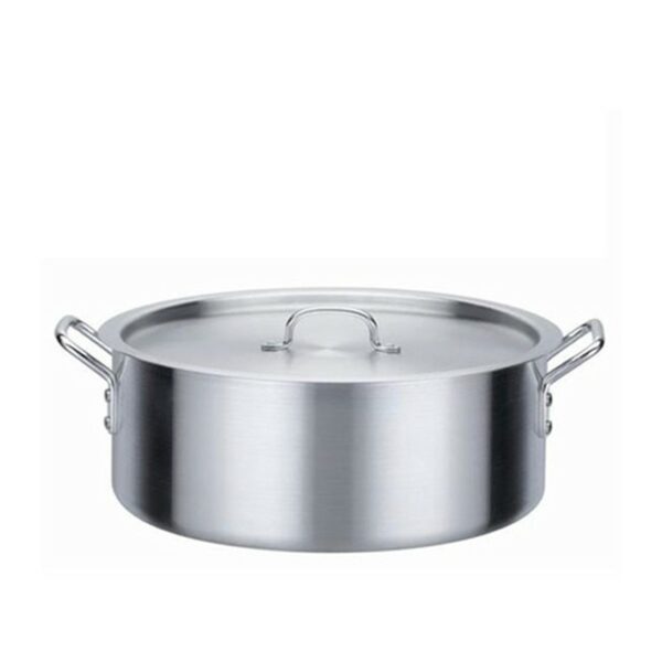 Marmite gastro avec couvercle 40 cm Aluminium Massif REF : 9005A-40