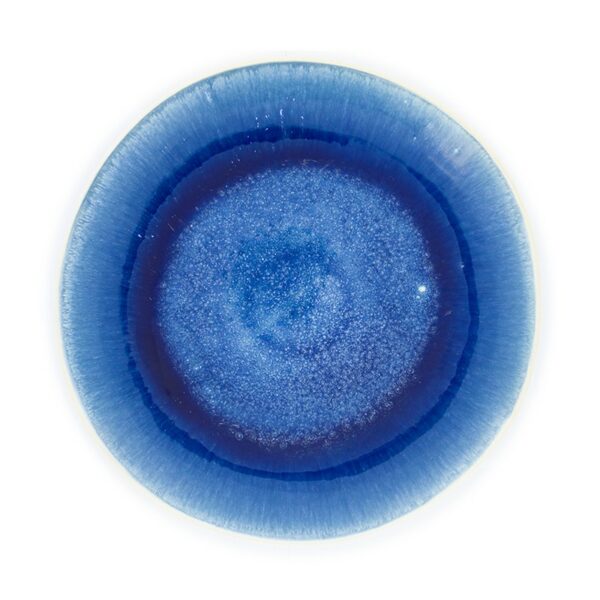 Assiette plate émail réactif 28cm Réf : TZ3426