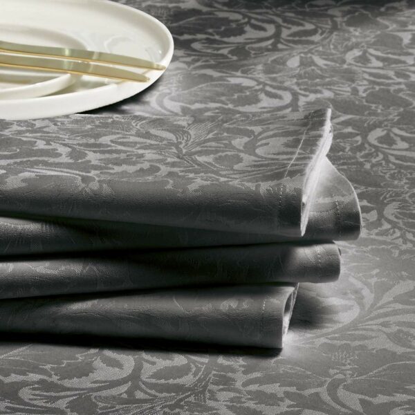 Set de 4 Serviettes CHRISTIAN LACROIX 50 x 50 cm tissu Jacquard en Satin damassé REF : 159080