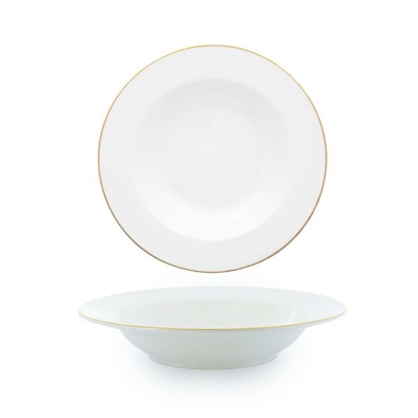 Assiette creuse Filet Or 23cm REF : D58-C2G