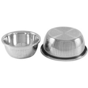 Cul de poule perforé acier inoxydable 36cm REF : P3660P