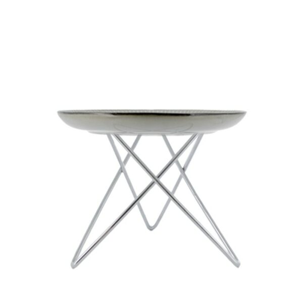 Rehausseur Empilable Argent 15 cm Réf : 12421M
