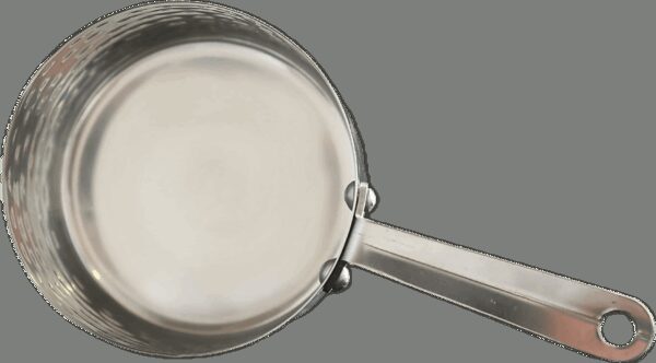 Mini casserole inox martelé 9cm avec manche