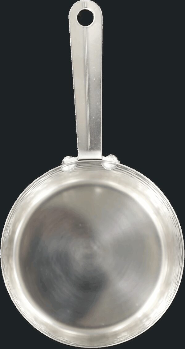 Mini casserole inox martelé 9cm avec manche