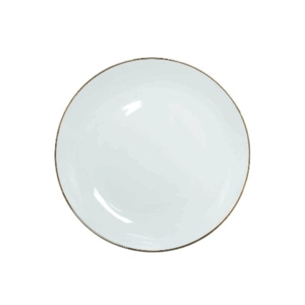 Assiette coupe creuse filet or 21,5 cm REF : 001-SP2