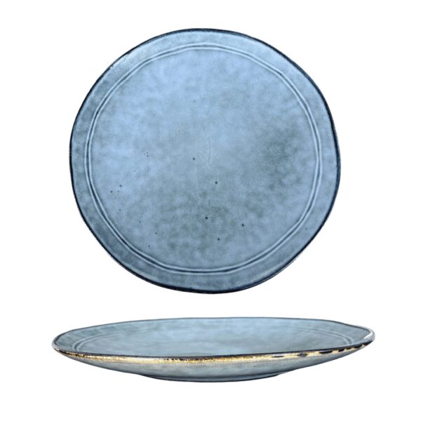 Assiette réactif bleu 26 cm REF : P00168