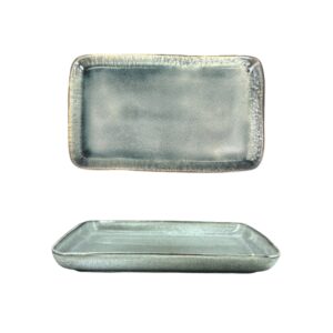 Assiette rectangle bord haut réactif 20,5 cm REF : P01142