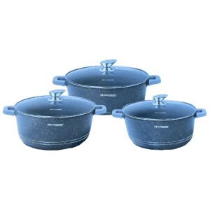 Set de 3 faitout avec couvercle 32 / 36 / 40 cm REF : RB-3BM2