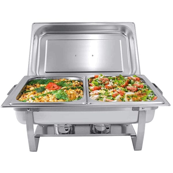 Chafing dish inox rectangle 9.5L REF : RB95L