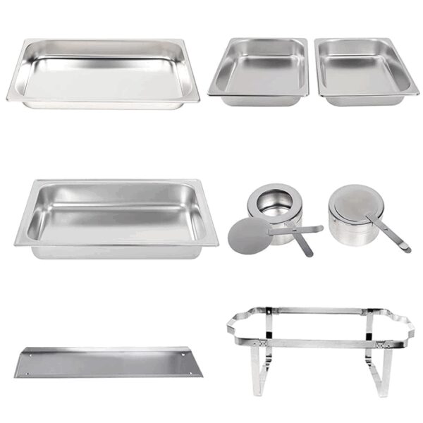 Chafing dish inox rectangle 9.5L REF : RB95L