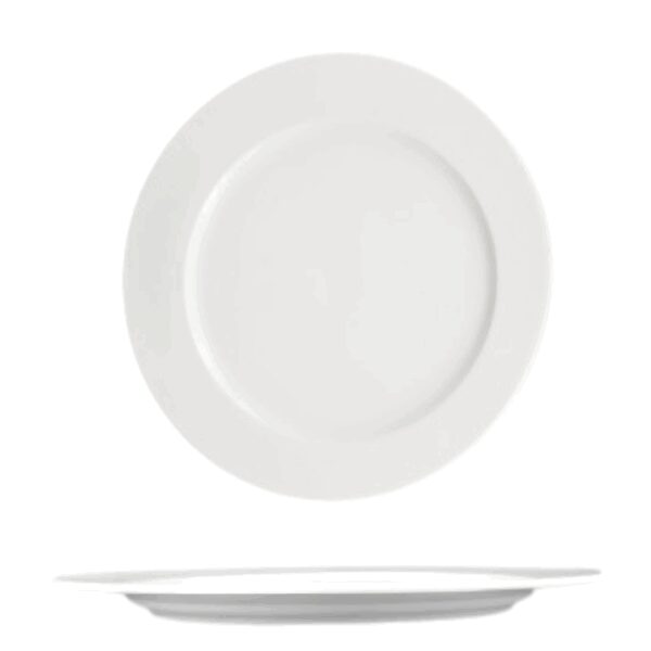 Assiette plate décalée Éclipse 33 cm REF : ECLIPSE33