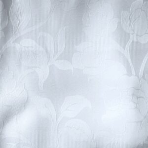 Serviette de table damassée blanche à motifs 50 x 50 cm REF : 125050