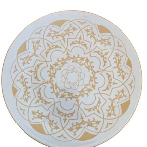 Assiette plate bords haut 28 cm REF : 92383