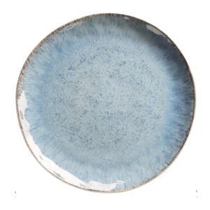 Assiette Plate émail réactif 28cm Réf : P00244
