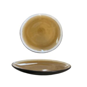 Assiette Plate émail réactif 27,5 cm Réf : P00248