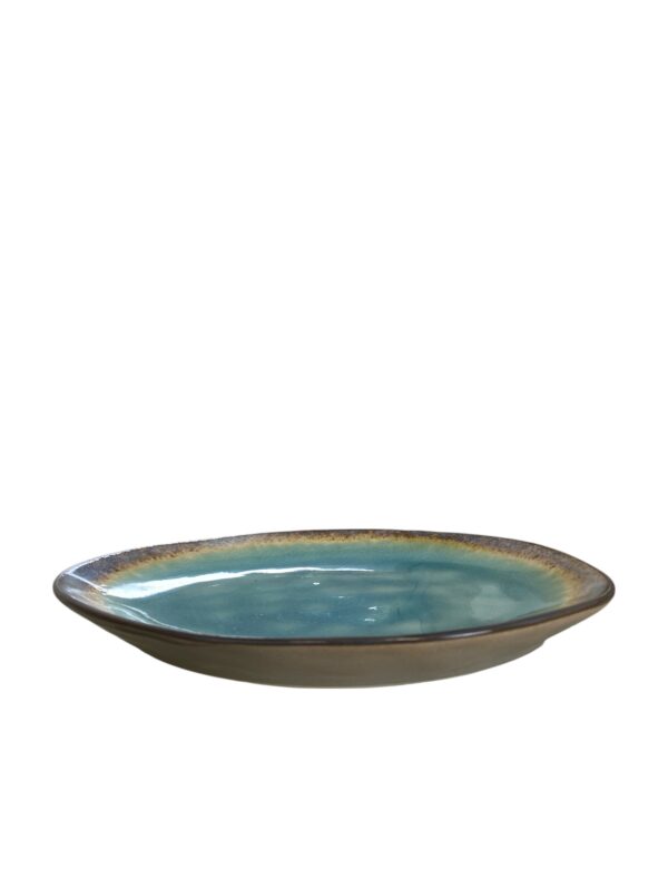 Assiette plate galet réactive 19.5cm Réf: P00272